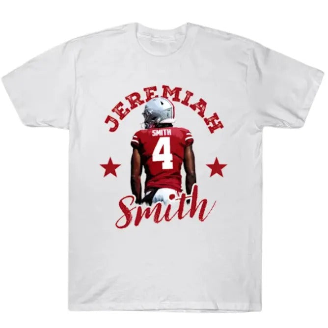 Jeremiah Smith 90s A2 Vintage Graphic Tee Sweatshirt, Football Shirt for Fans Crew Neck, Menswear Top, Womenswear Top Streetwear