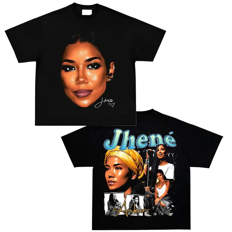 Jhene Aiko T-Shirt Rapper Graphic Tee Shirt Merch Men Women Menswear Top