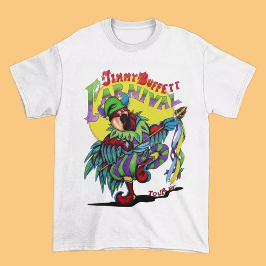 Jimmy Buffett 1998 Carnival Tour T-shirt, R.i.p Jimmy Buffett 1946-2023 Tee Gift