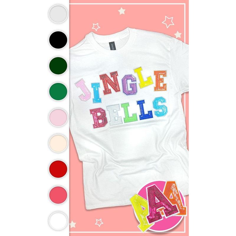 Jingle Bells Sequin Graphic T-Shirt