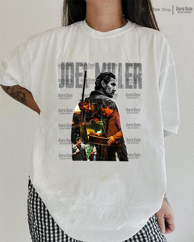 Joel Miller - Pedro Pascal Comfort Colors Unisex Tshirt For Fan, The Last of Us 2 Pedro Pascal 90s Retro Bootleg Shirt, Fan Merch Celebrity Crush Top