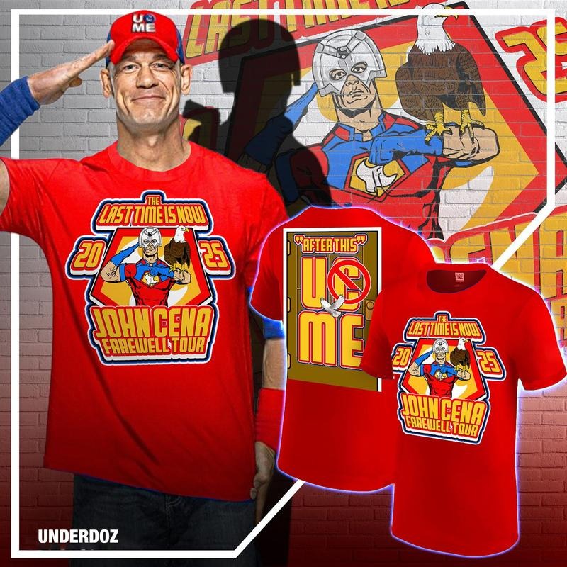 John Cena 2025 WWE Farewell Tour Peacemaker T-shirt, John Cena Farewell Tour, John Cena Peacemaker Shirt, Peacemaker Tee, John Cena WWE Tee, WWE Fans Gift For Him Her, WWE Superstars Mens T-shirt