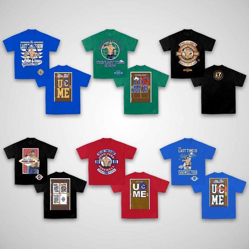 John Cena Farewell Tour 2025 Collection T-Shirt, WWE Fans Shirt, Wrestling Tee, Unisex Graphic For WWE Fans Clothing, WWE Tee, Menswear Cotton Crewneck Clothes Top Apparel