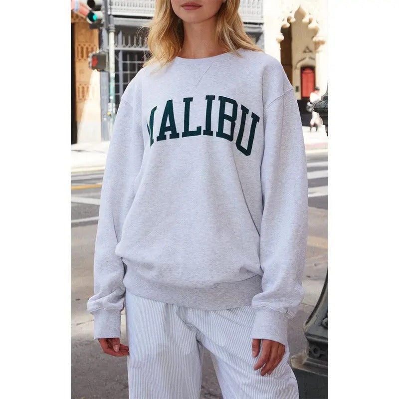 John Galt Women's Erica Malibu Crew Neck Sweatshirt