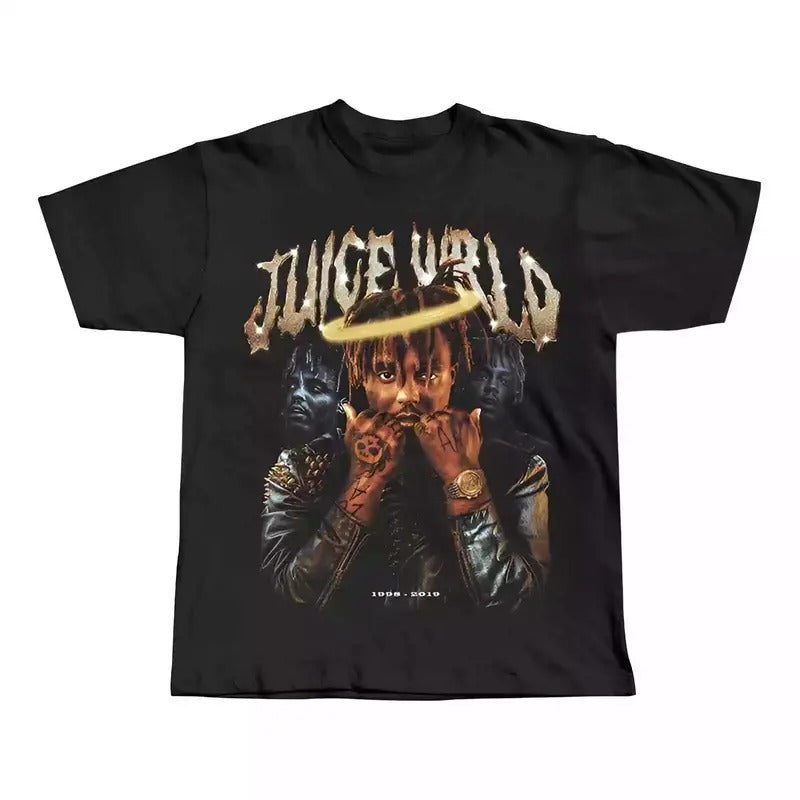 Juice WRLD Memorial Unisex T-shirt Cotton Fabric, Vintage Classic For Fan Top Tshirt