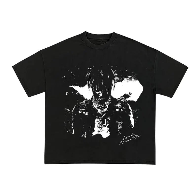 Juice Wrld Legends Never Die Garment Dyed T Shirt, Juice Wrld Rap Shirt For Fans