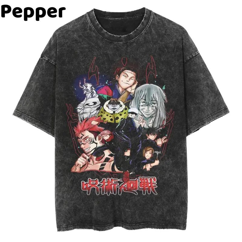 Jujutsu Kaisen Society Shirt, Sukuna Shirt, Ryomen Sukuna Shirt,Anime Shirt Menswear Top Underwear Streetwear Tshirt Crewneck