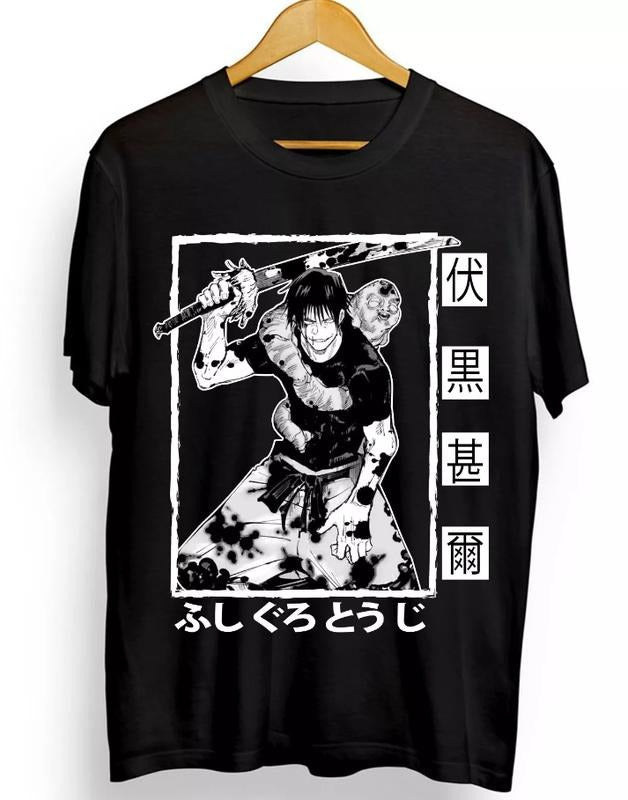 Jujutsu Kaisen Toji Fushiguro,Toji with sword,Satoru Gojo Anime T-shirt Size S-3XL