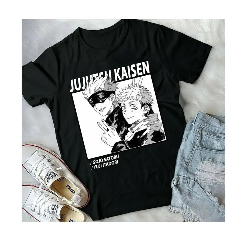 Jujutsuuuu Kaillisen Sweatshirt, Gojo Satoruuu Shirt, Yuji Itadoriii , Jujutsuuuu Anjme Shirt Vintage Tee Top Menswear