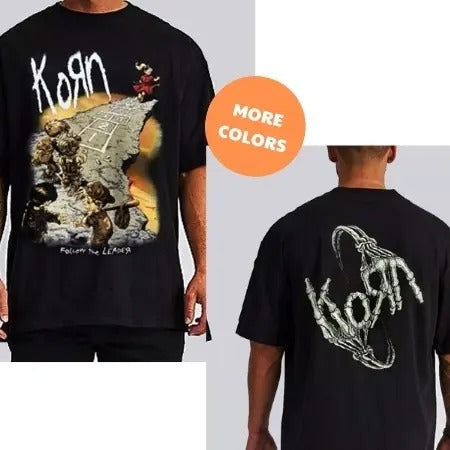 K.orn Follow the leader unisex Tshirt, Cotton sweatshirt for fan, vintage rock band shirtVintage Y2K