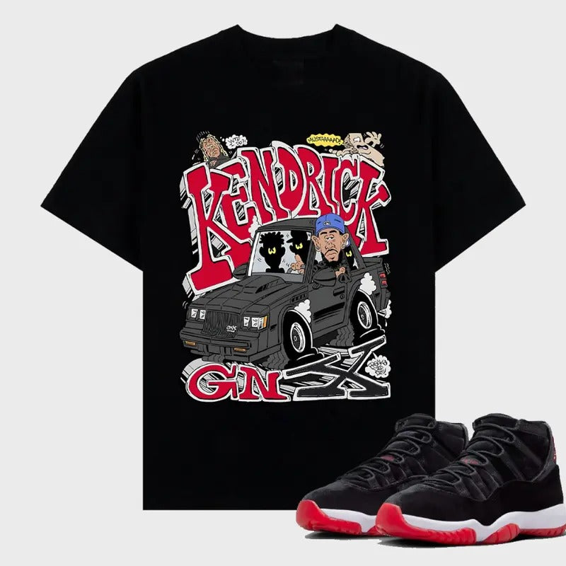 K Dot GNX Album Graphic Tee, Y2k Streetwear Short Sleeve Unisex Cotton T-shirt