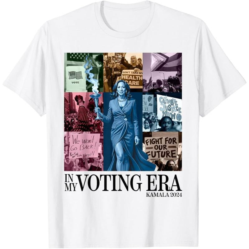 Kamala Harris 2024 Tour In My Voting Era Madam President T-Shirt made in usa