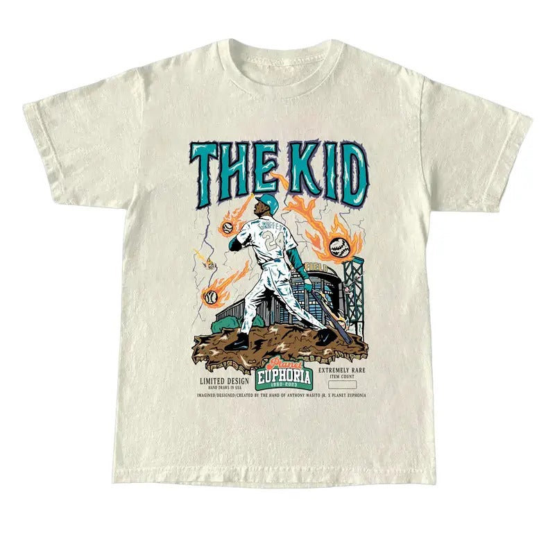 Ken Griffey Seattle Classic Edition Baseball T-shirt, Printed Shirt, Street Style, Trending Shirt Menswear Top