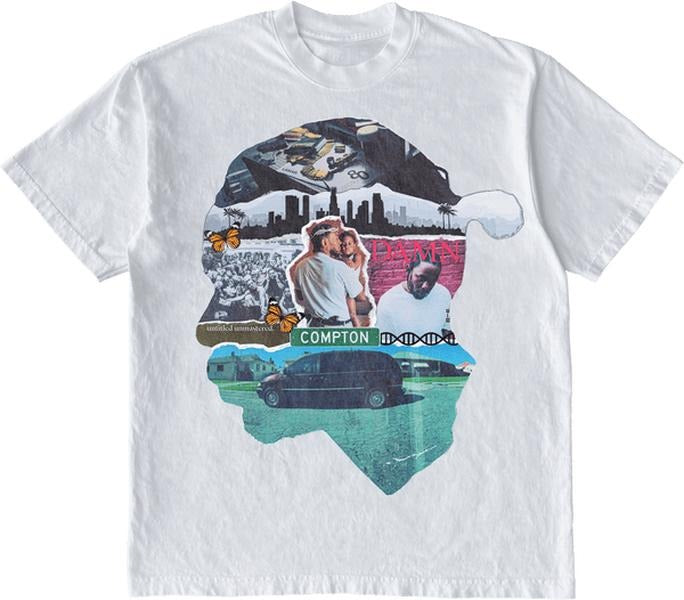 Kendrick Head Graphic Lamar Album T-Shirt Graphic Vintage Tee 100% Cotton For Men For Women Menswear Soft