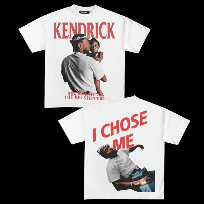 Kendrick Lamar I Chose Me Tee Retro Cotton T-Shirt