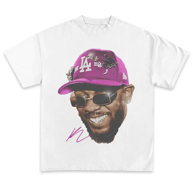Kendrick Lamar Shirt KDot Shirt Rapper Graphic Tee Shirt Vintage Rap Hip Hop Merch Men Women Unisex Cotton