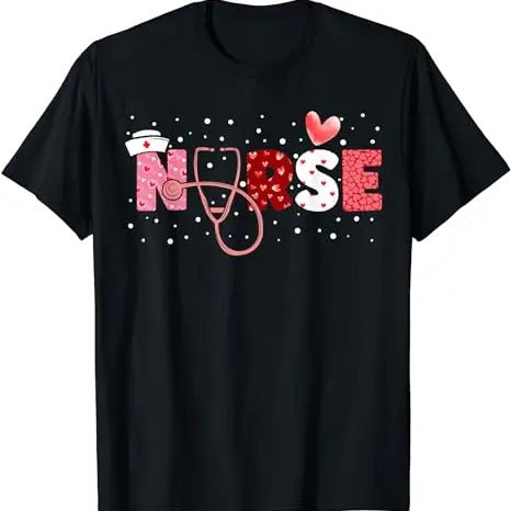 LOVE Stethoscope Nurse Life Valentines Day 2024 Women Girl T-Shirt, Valentines Gift, Valentines Day Shirt, XOXO Sweatshirt, Hodie and Sweater, T-Shirt