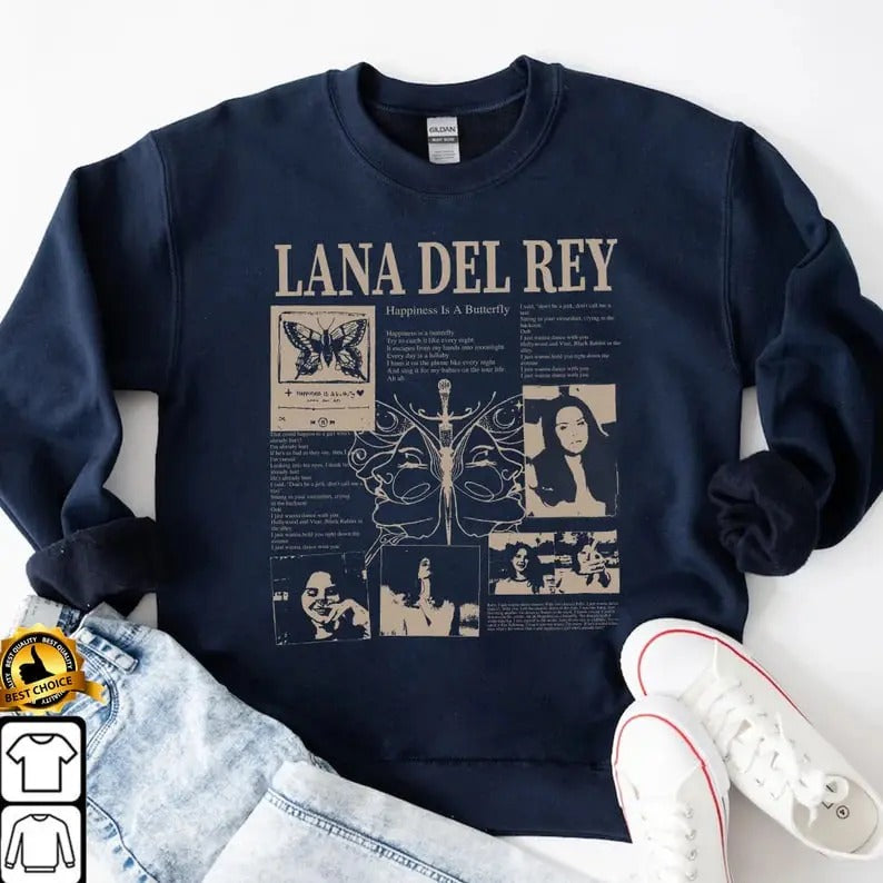 Lana Del Rey Vintage T-shirt, Lana Del Rey Shirt, Lana Del Rey lyric Shirt Lana Del Rey Shirt
