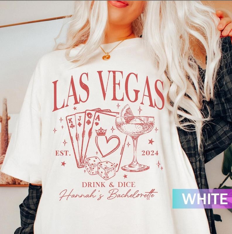 Las Vegas Bachelorette Shirt, Retro Casino Bach Trip Tee Best Price