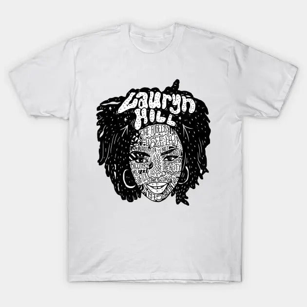 Lauryn Hill T Shirt Vintage Graphic Lauryn Hill T-Shirts Graphic Menswear Top