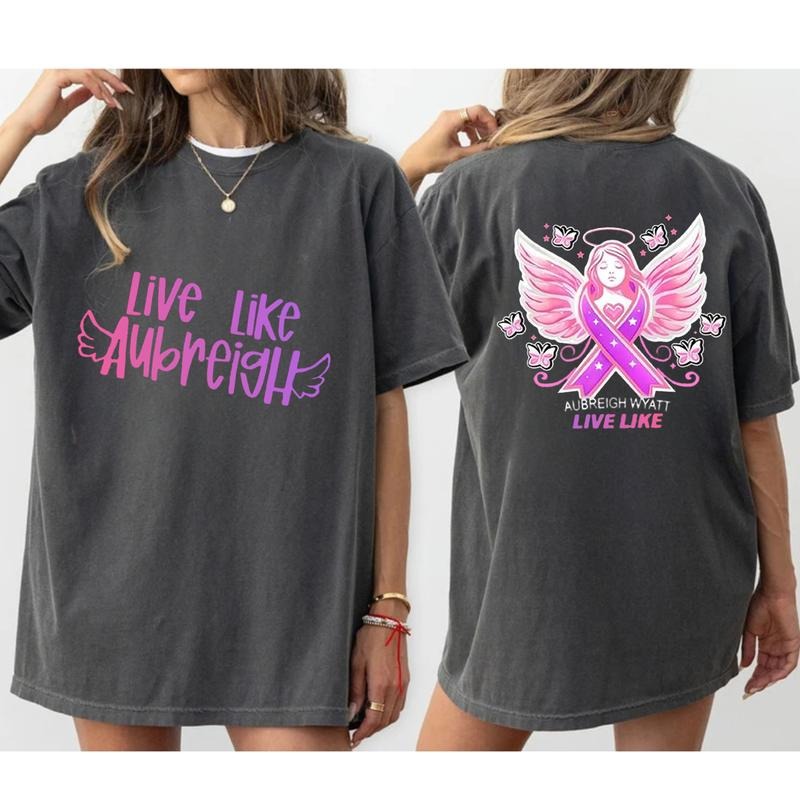 Live Like Aubreigh Unisex Classic T-Shirt, Aubreigh Wyatt Suicide And Bullying Awareness T-Shirt. Cotton