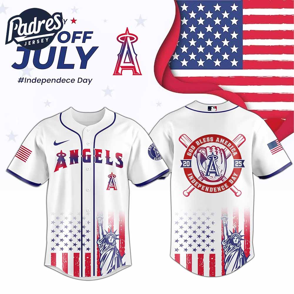 Los Angeles Angels Special Independence Day 2025 Baseball Jersey - Padres Jersey Oasis: Elevate Your Baseball Style Game