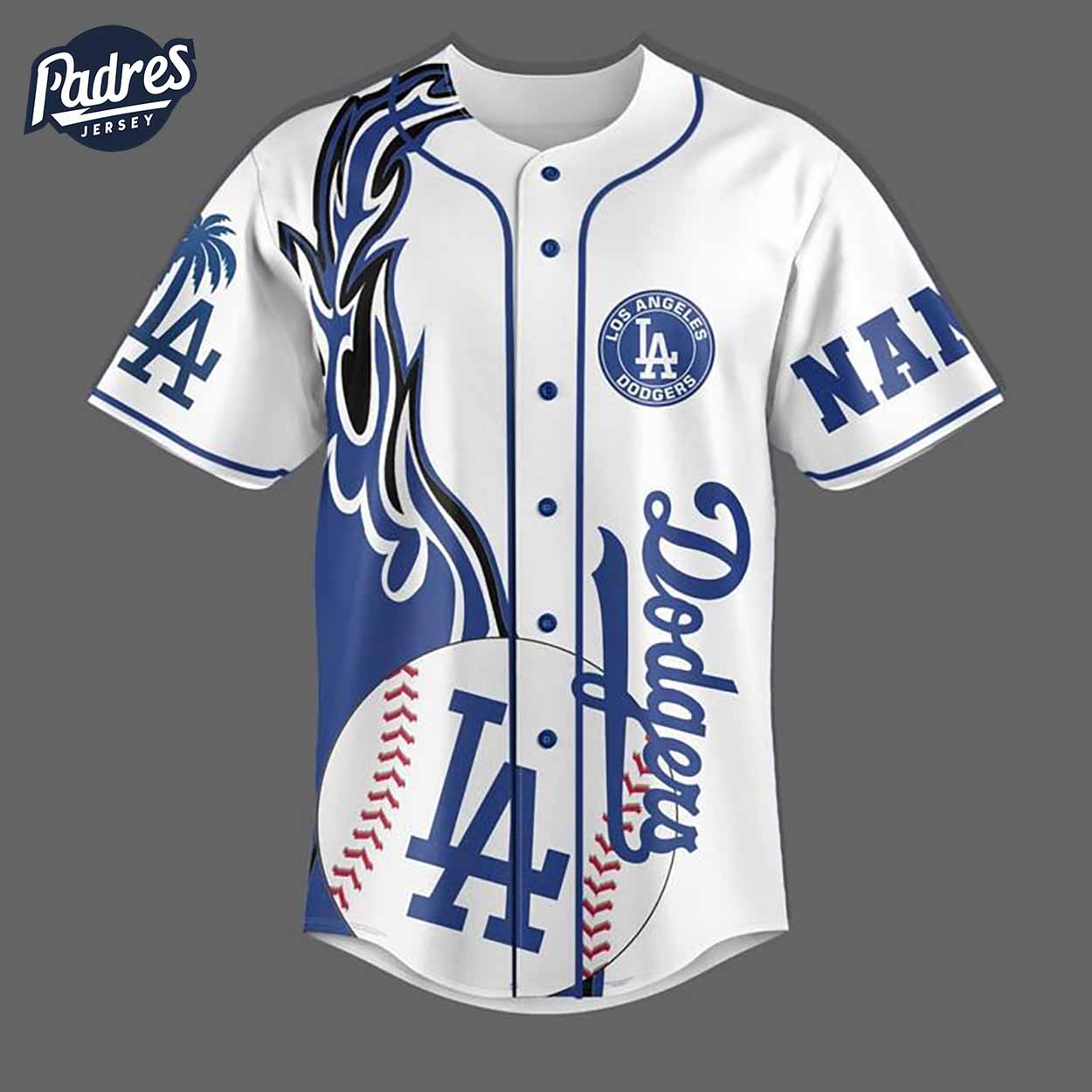 Los Angeles Dodgers NL West Champions Custom Baseball Jersey - Padres Jersey Oasis: Elevate Your Baseball Style Game