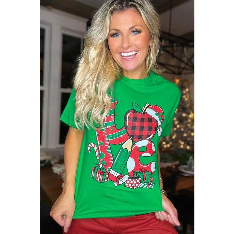 Love Christmas Teacher T-Shirt