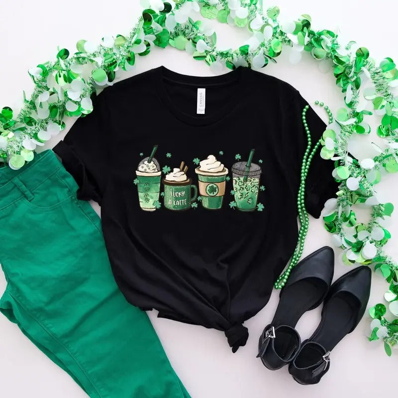 Love St Patrick's Day Shirt, Cute St Patrick's Day Shirt, Shamrock Shirt, Patrick's Green Shirt, Love With Shamrock Shirt, Irish Shirt Hodie and Sweater, T-Shirt