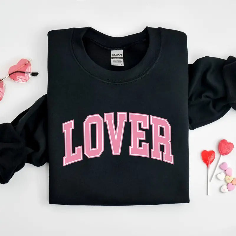 Lover Sweatshirt, Lover Valentines Sweater, Valentines Day Hoodie, Cute Valentine Gift Shirt, Valentine Lover Gifts, Lover Tee, Love Sweater