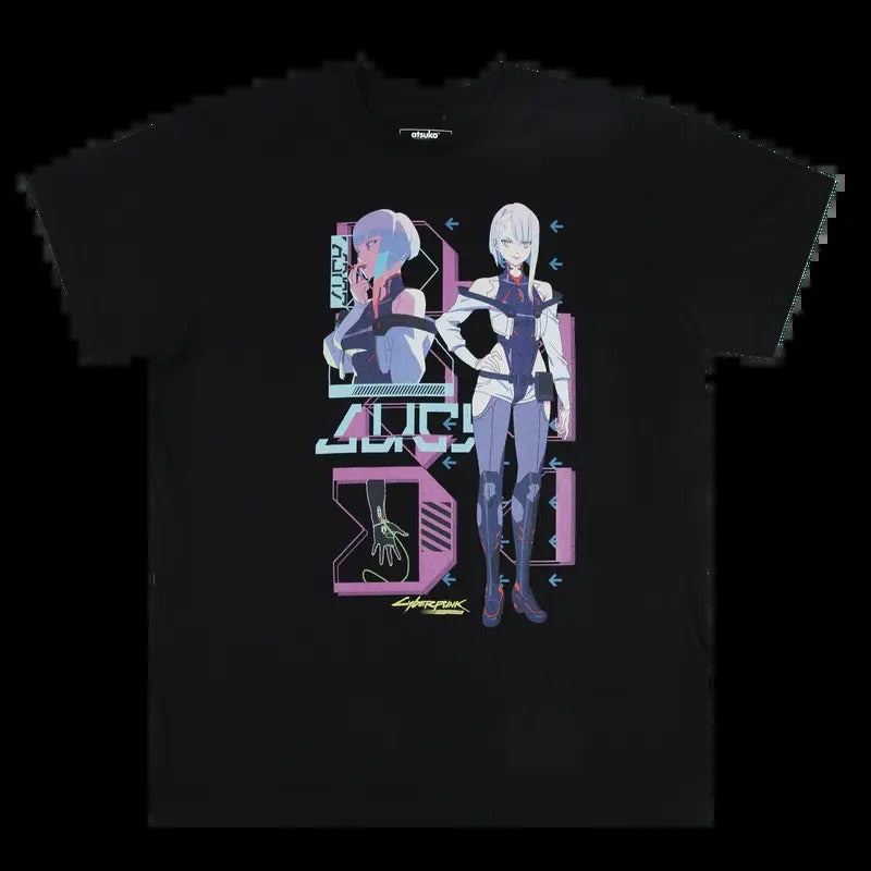 Lucy Posing T-Shirt - Cyber Punk Anime Tee , Anime shirt, Japanese Anime, Birthday Gift