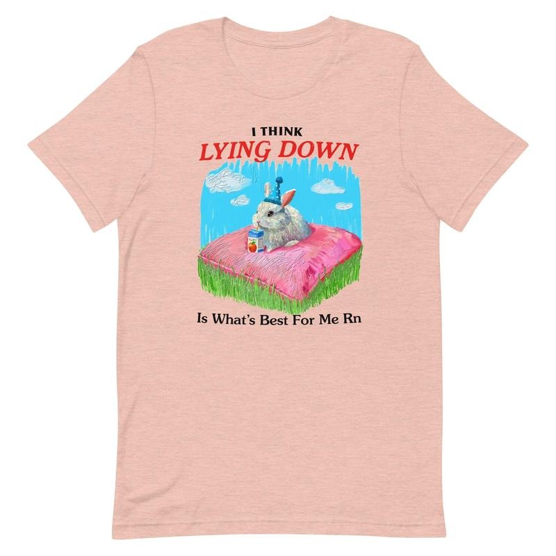 Lying Down Unisex t-shirt