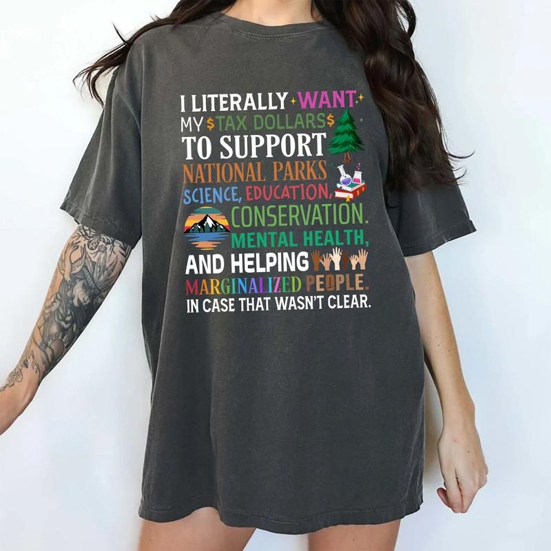 MAPTEES Activism Comfort Colors Shirt, Mental Health T-shirt, Support National Park Graphic Tee, Convervation Clothing, Protect Outfits