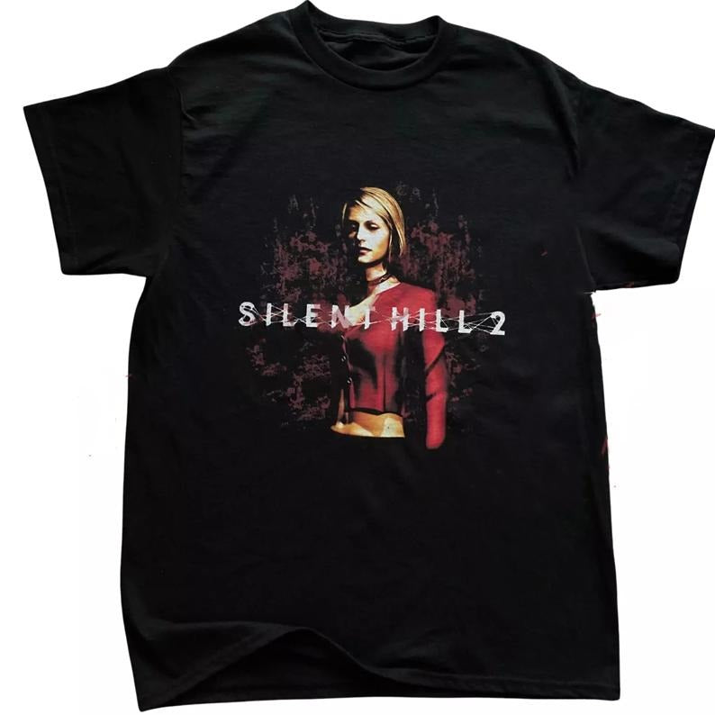 MARIAA Silentt HHill 2 TSHIRT TEE - HIGH QUALITY PRINT - GILDAN crewneck casual, tour concert gift, game shirt, Gift for gaming lover