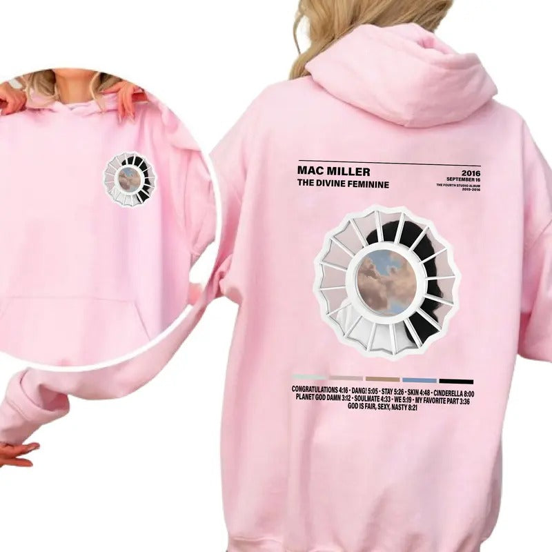 Mac Miller The Divine Feminine 2 Sided Hoodie, Mac Miller Shirt, Mac Miller Album, Mac Miller Merch, Mac Miller Tour, Swimmingstyle{n002}3