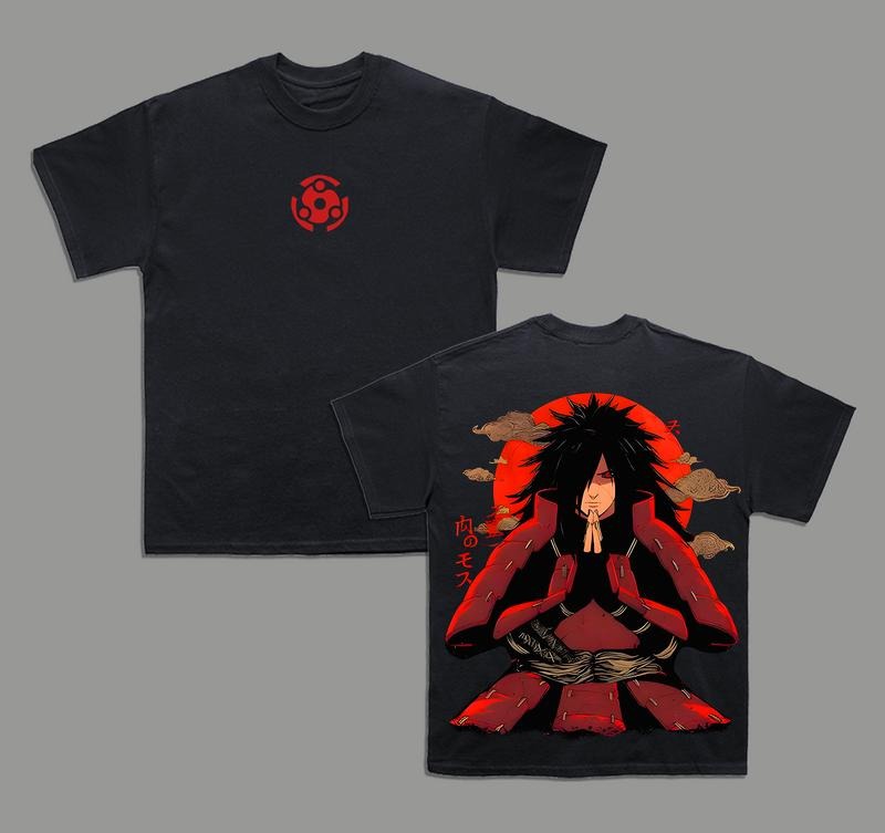Madara Uchiha T-Shirt Ver.3, Madara Hoodie, Madara Sweatshirt, Naruto Shippuden Anime Merch, Uchiha Clan Graphic Streetwear, Legendary Shinobi Tee, Gift for Otaku, Anime Fans, Gym pump cover, gift for men and women