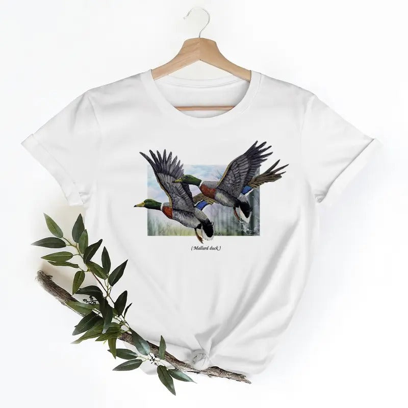 Mallard Duck Shirts Vintage Pa2394 Duck Hunting Vintage T-Shirts Graphic Tee Retro Unisex Sweatshirt 2501, Hunting Season, Cotton