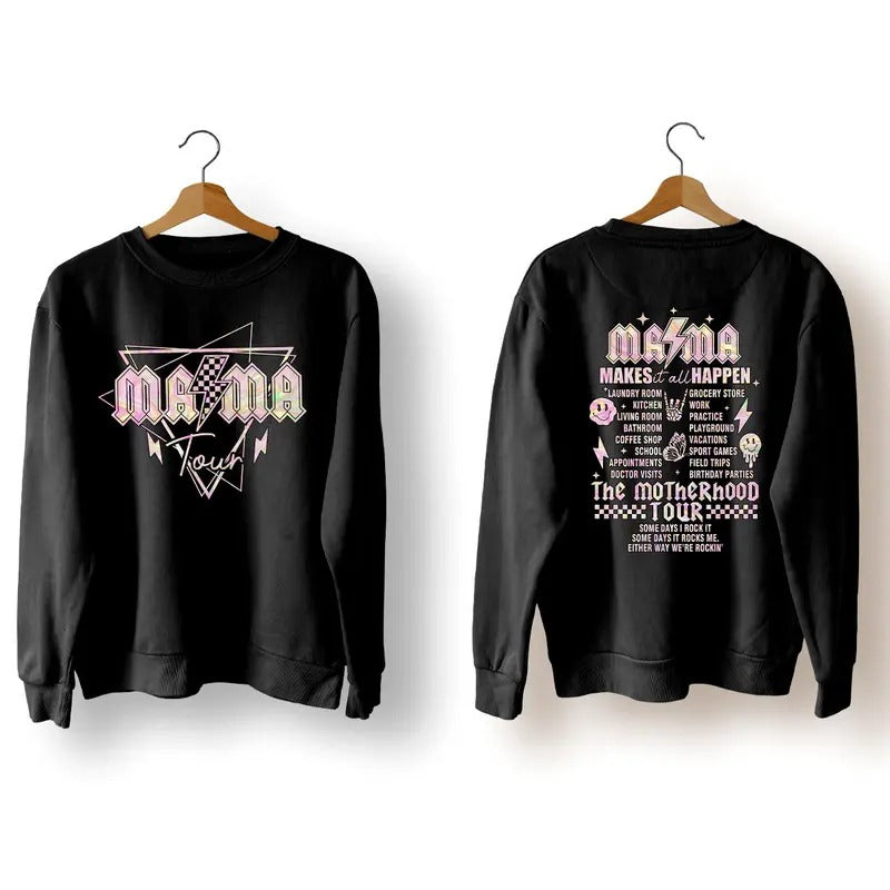 Mama Rock Tour Shirt, Some Days I Rock It, Mother's Day Shirt, Concert Tee, Rock And Roll, Motherhood World Tour