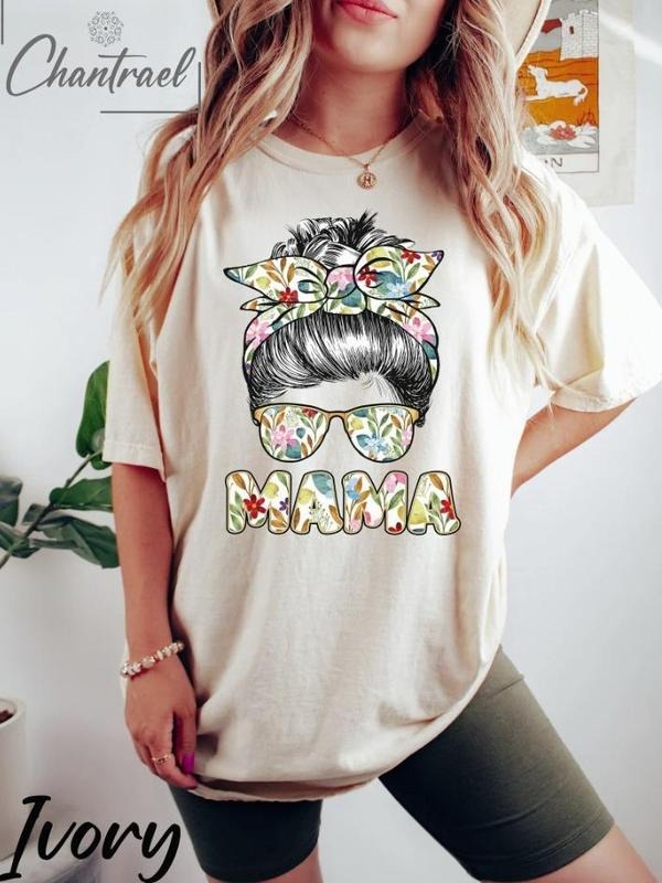 Mama Shirt Mom Shirt, Mothers Day Tees, Mama T shirt, Momma Shirt, Gift For Mom, Graphic tee, Fashion Cotton, Streetwear, For Men, For Women