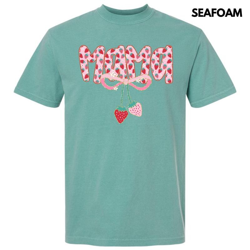 Mama Strawberry Coquette Comfort Colors T-Shirt 'NLB'