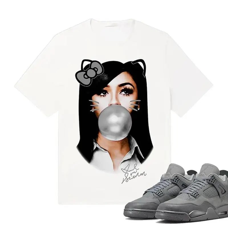 Mariah Bubble Grey Shirt, Gif For Fans Mariah, Vintage Shirt