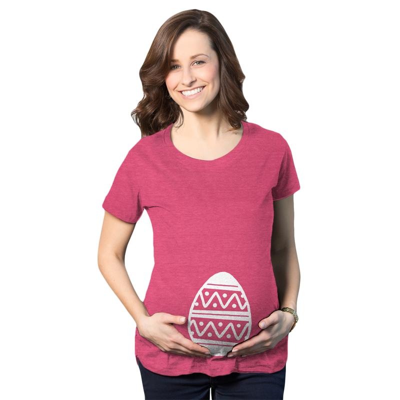 Maternity Easter Egg Baby Bump T Shirt Its A Girl Pregnancy Announcement Tee Funny Graphic Maternity Tee Cute Pregnancy Tees With Plus Sizes Easter Maternity Wear Funny Maternity Shirts