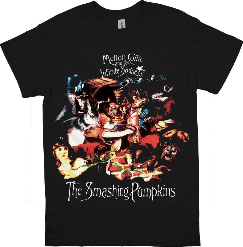 Mellon Collie and the Infinite Sadness Graphic Tee, Smashing Pumpkins Album Shirt, Rock Band Vintage Style, Unisex Menswear Womenswear Top, Retro Music Fashion