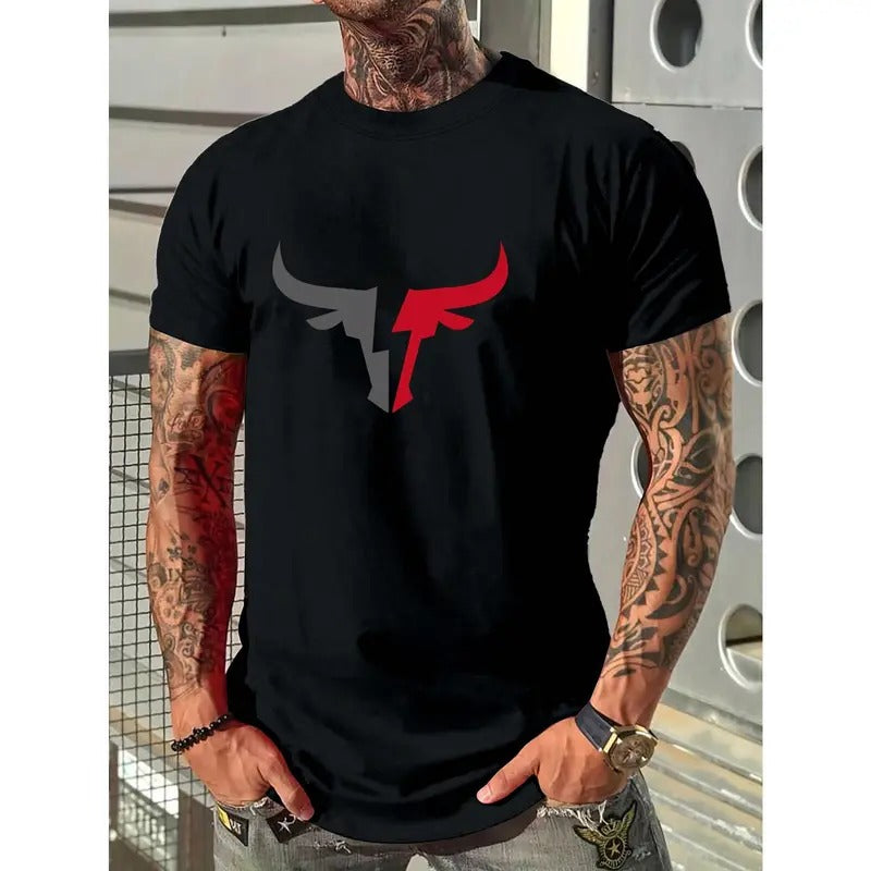 Men Graphic Print Tee Men Print T-Shirt made in usa