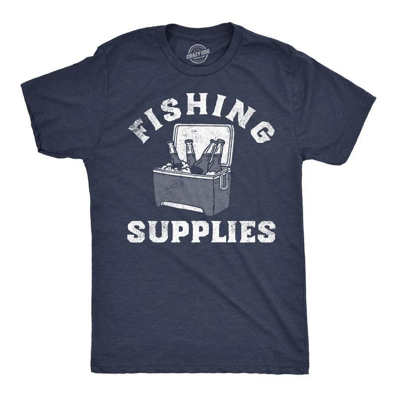 Mens Funny T Shirts Fishing Supplies Sarcastic Drinking Graphic Tee For Men Mens Funny T Shirts Cool Tees Soft Stylish Casual Menswear Drinking Apparel for Men Funny Fishing Short Sleeve Novelty Tees Navy -