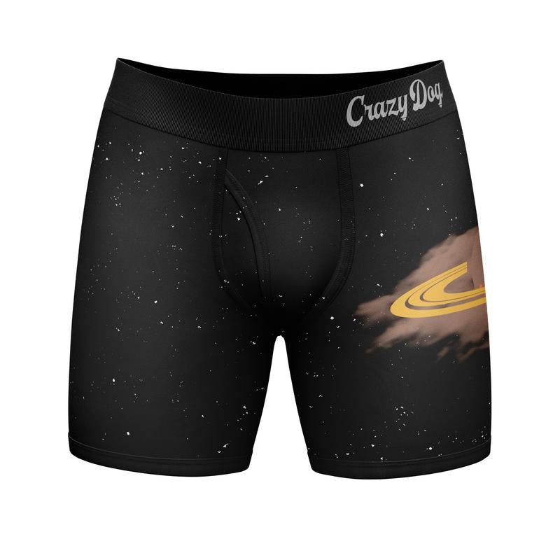Mens Gas Giant Boxer Briefs Funny Fart Joke Gift for Dad Graphic Novelty Underwear Funny Graphic Boxers Dad Joke Funny Space Mens Novelty Boxer Briefs Gas Giant