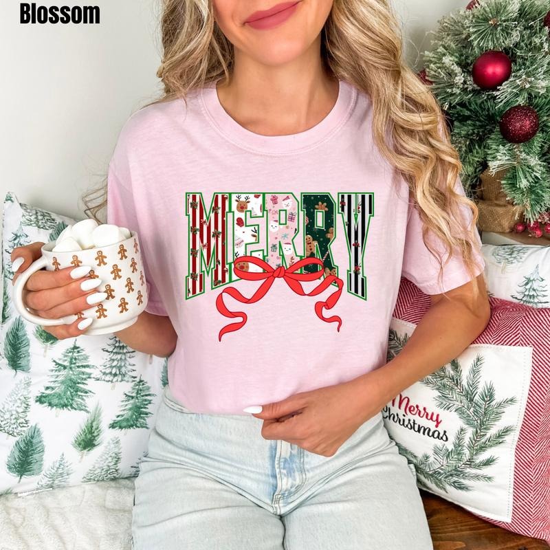 Merry Patterns Comfort Colors T-Shirt 'NLB'