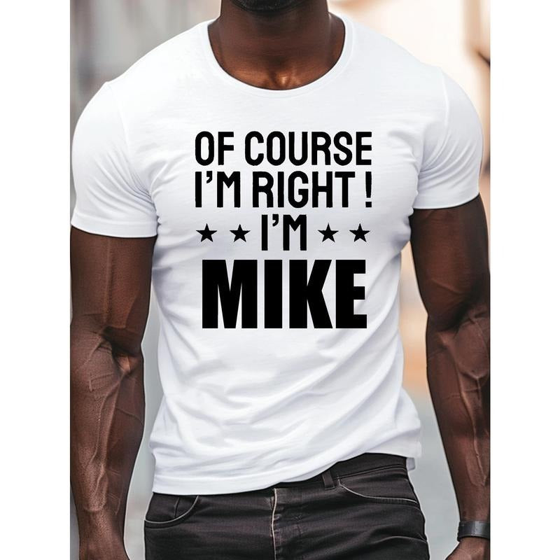 Mike's Comfy Crew Neck Tee - Soft, Breathable, Classic Fit, Short Sleeves, Perfect for Summer Outdoor Activities, Casual Style, Relaxed Fit for Ultimate Comfort Made in USA