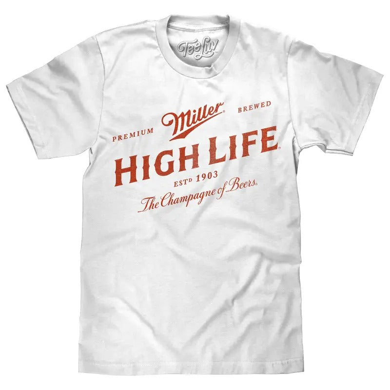 Miller High Life Beer T-Shirt - White
