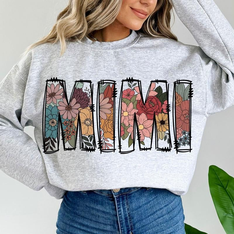 Mimi Shirt Floral Shirt, Mama Shirt, Floral Mimi Shirt, Mothers Day Tshirt Design Digital Download File Shirt, Mama Floral Shirt